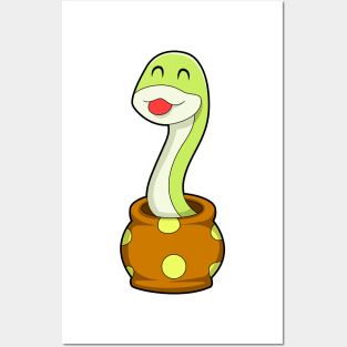 Snake in Jar Posters and Art